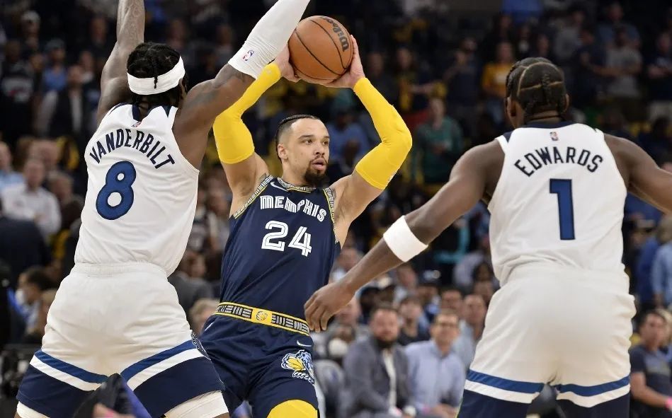  莫兰特超高难度拉杆上篮灰熊力克森林狼